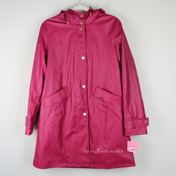 NWT Kate Spade Scallop Pocket Water-resistant Coat - Picture 2 of 16
